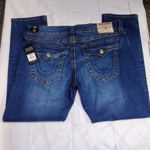 True Religion Geno Big T Snap Relax Slim Men's jeans NWT $199 - Picture 2 of 7
